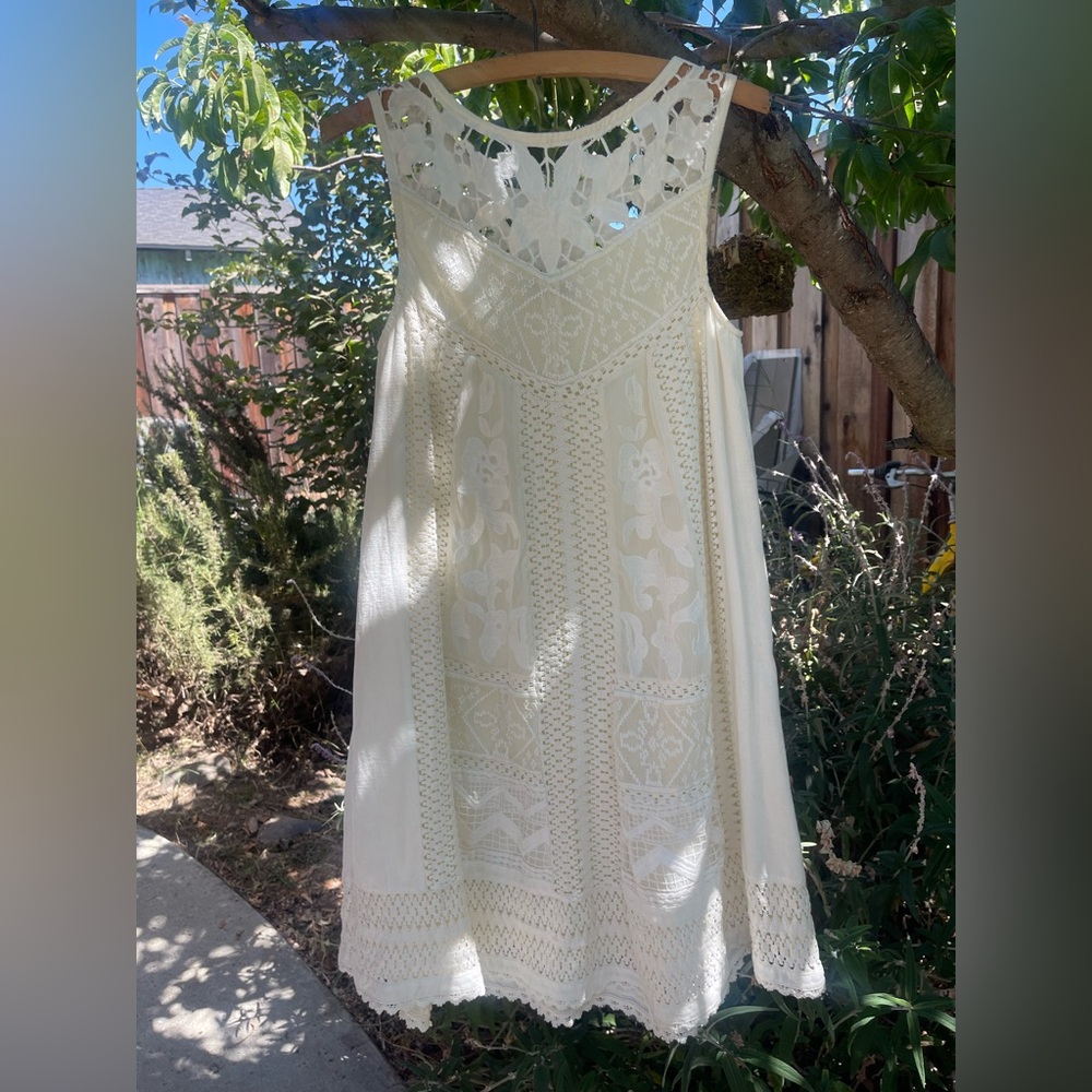Anthropologie Vanessa Virginia Cottonwood Swing Dress size 0 MSRP: $198